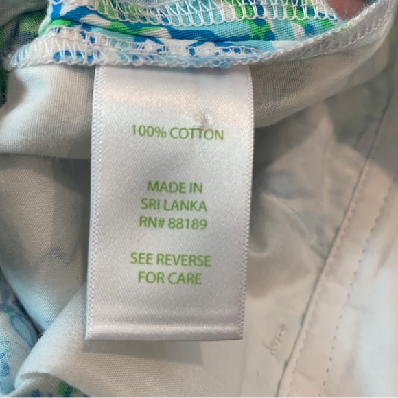 Lilly Pulitzer Buttercup Shorts Lobster Blue - 2 - Picture 8 of 11